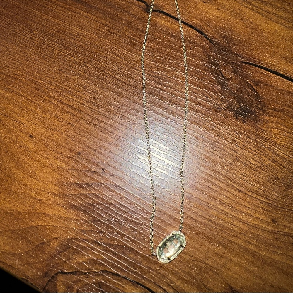 Clear and gold Kendra Scott